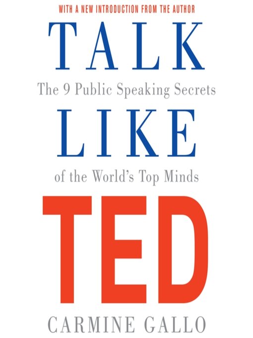 Cover image for Talk Like TED